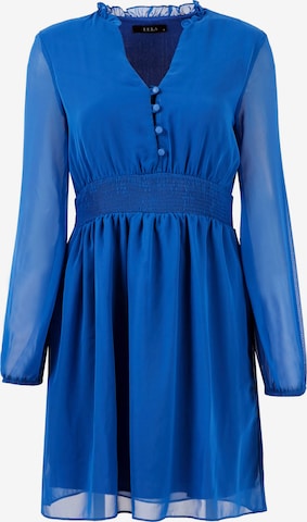 LELA Dress in Blue: front