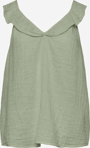 PIECES Top 'Lelou' in Green: front