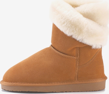 Gooce Snow Boots 'Beverly' in Brown: front