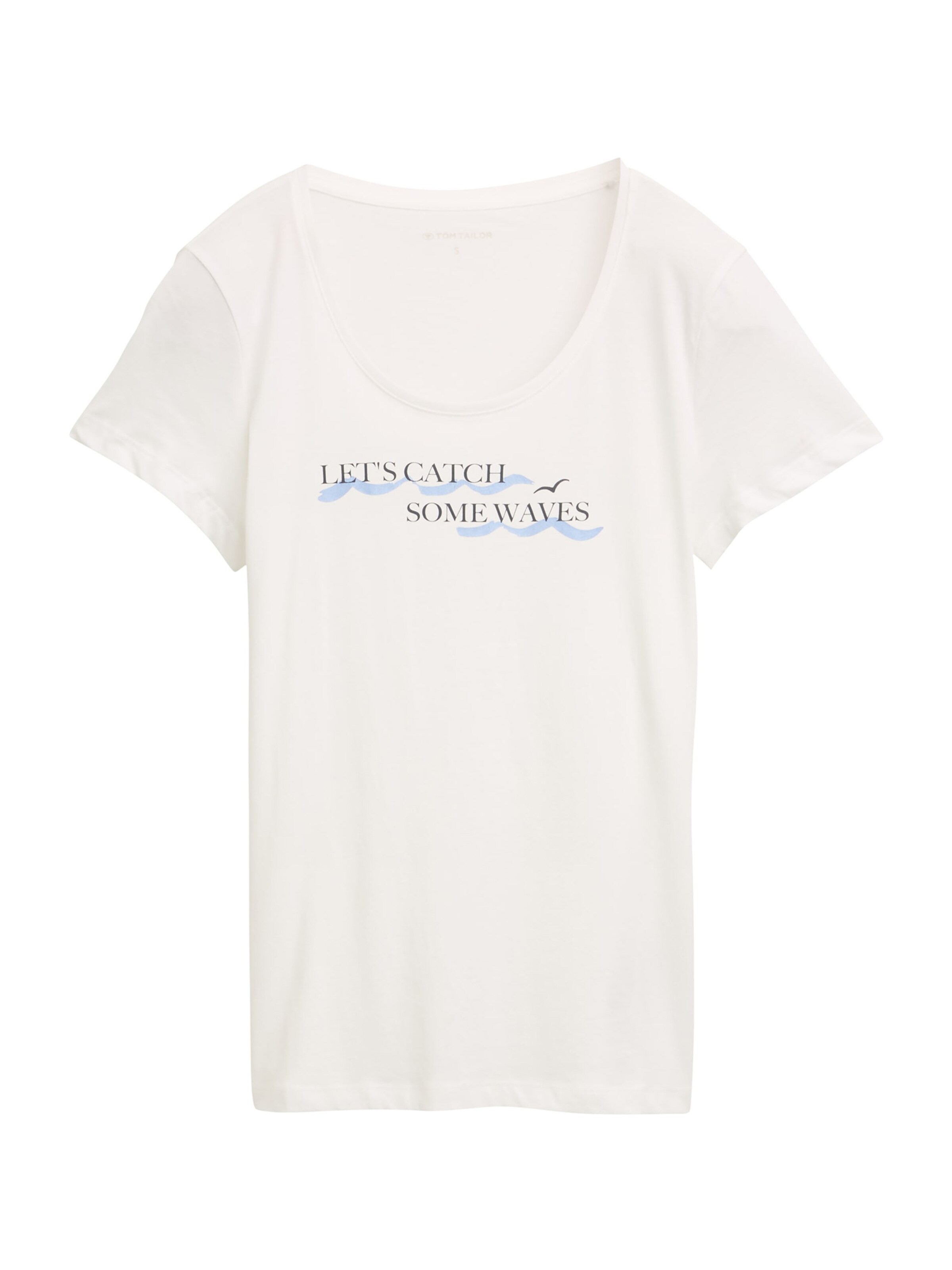 TOM TAILOR Koszulka w kolorze biały: przód