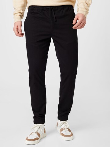 Kauf Dich Glücklich Tapered Hose in Schwarz: predná strana