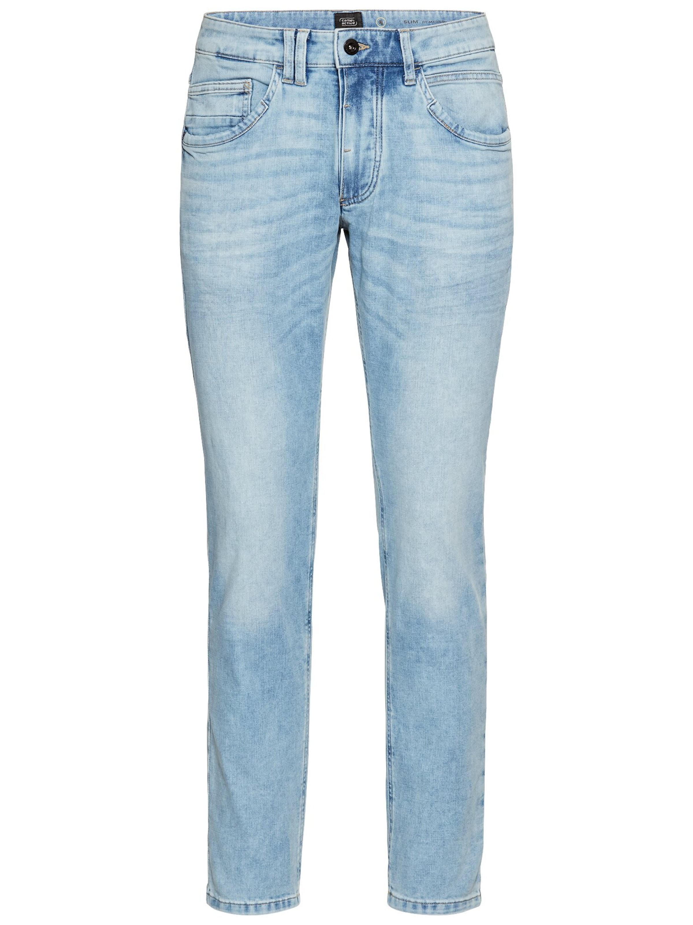 CAMEL ACTIVE Slimfit Slim Fit fleXXXactive® Cooling Jeans in Blau: Vorderseite