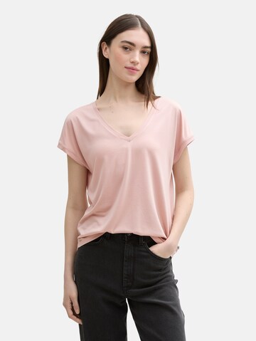 TOM TAILOR DENIM Shirt in Roze: voorkant