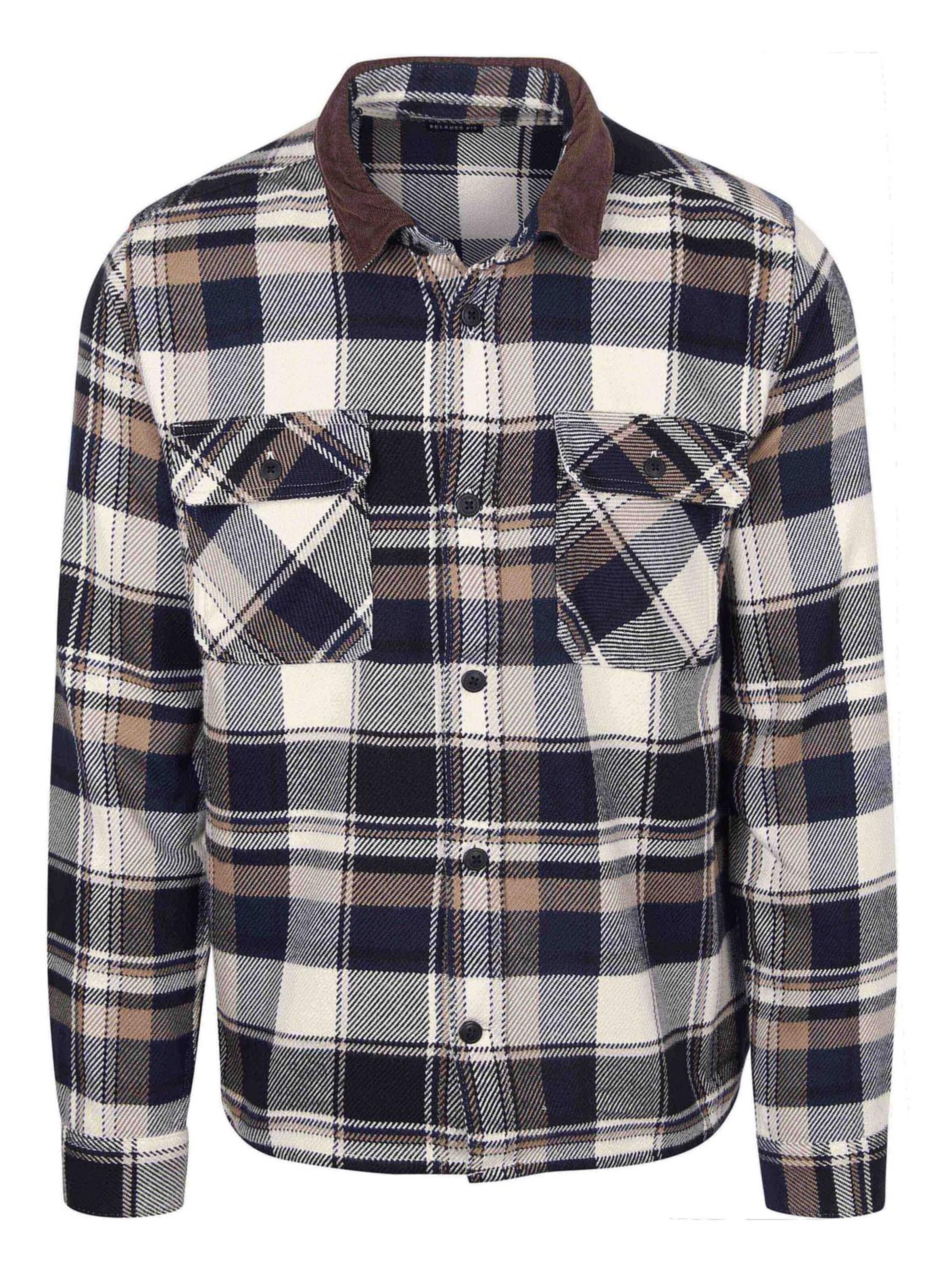 Vestes en maille 'Grasmoor' Barbour en bleu : devant