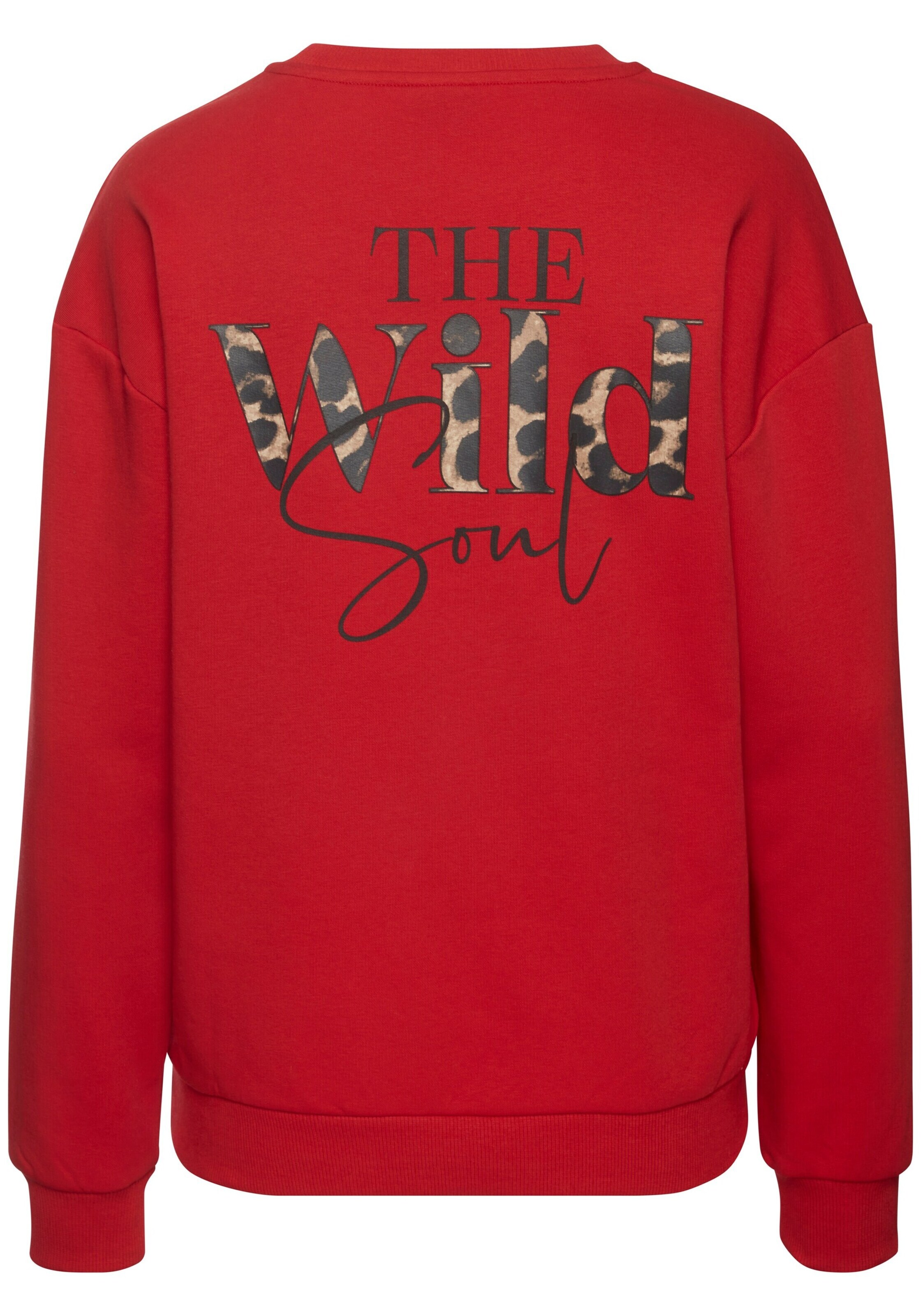 BUFFALO Sweatshirt in Rot