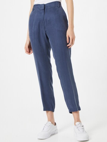 BRAX Regular Trousers with creases 'MARON' in Blue: front