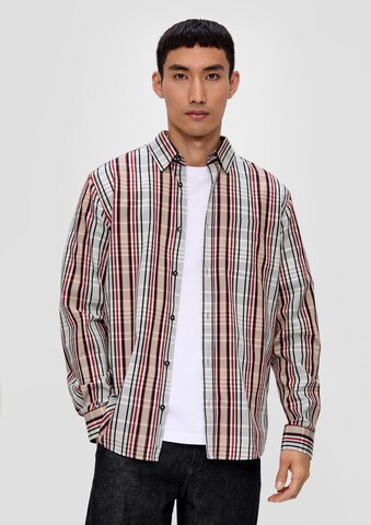 Coupe regular Chemise s.Oliver en bleu : devant