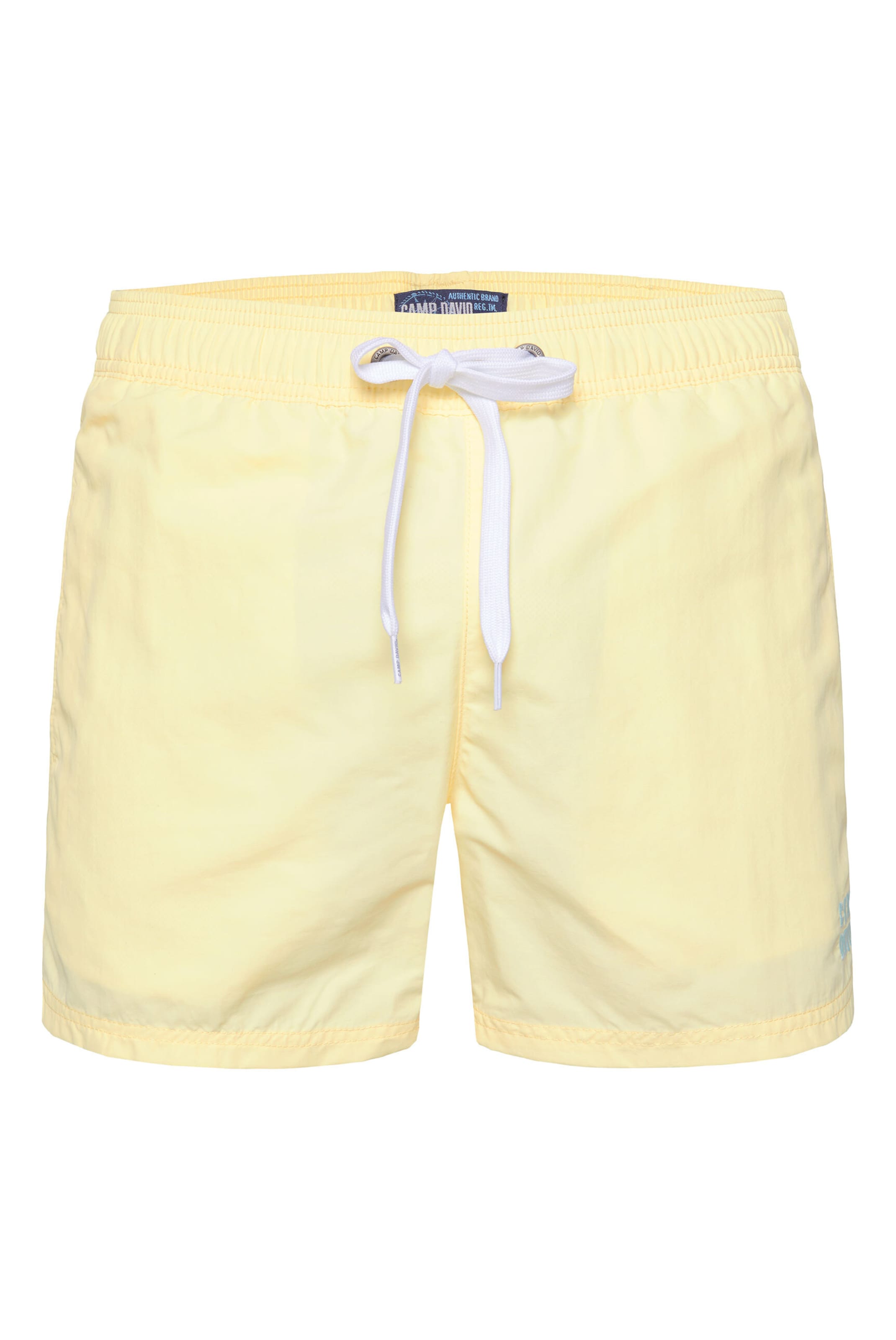 CAMP DAVID Zwemshorts in Geel: voorkant