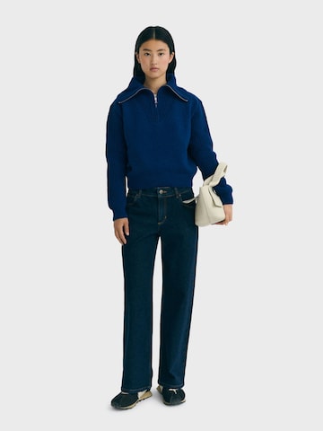 Thinking MU Pullover 'Tanit' in Blau