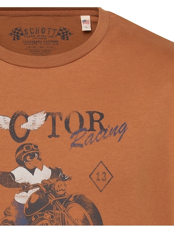 Schott NYC Shirt‌‌‌‌‌‌‌‌‌‌ in Braun