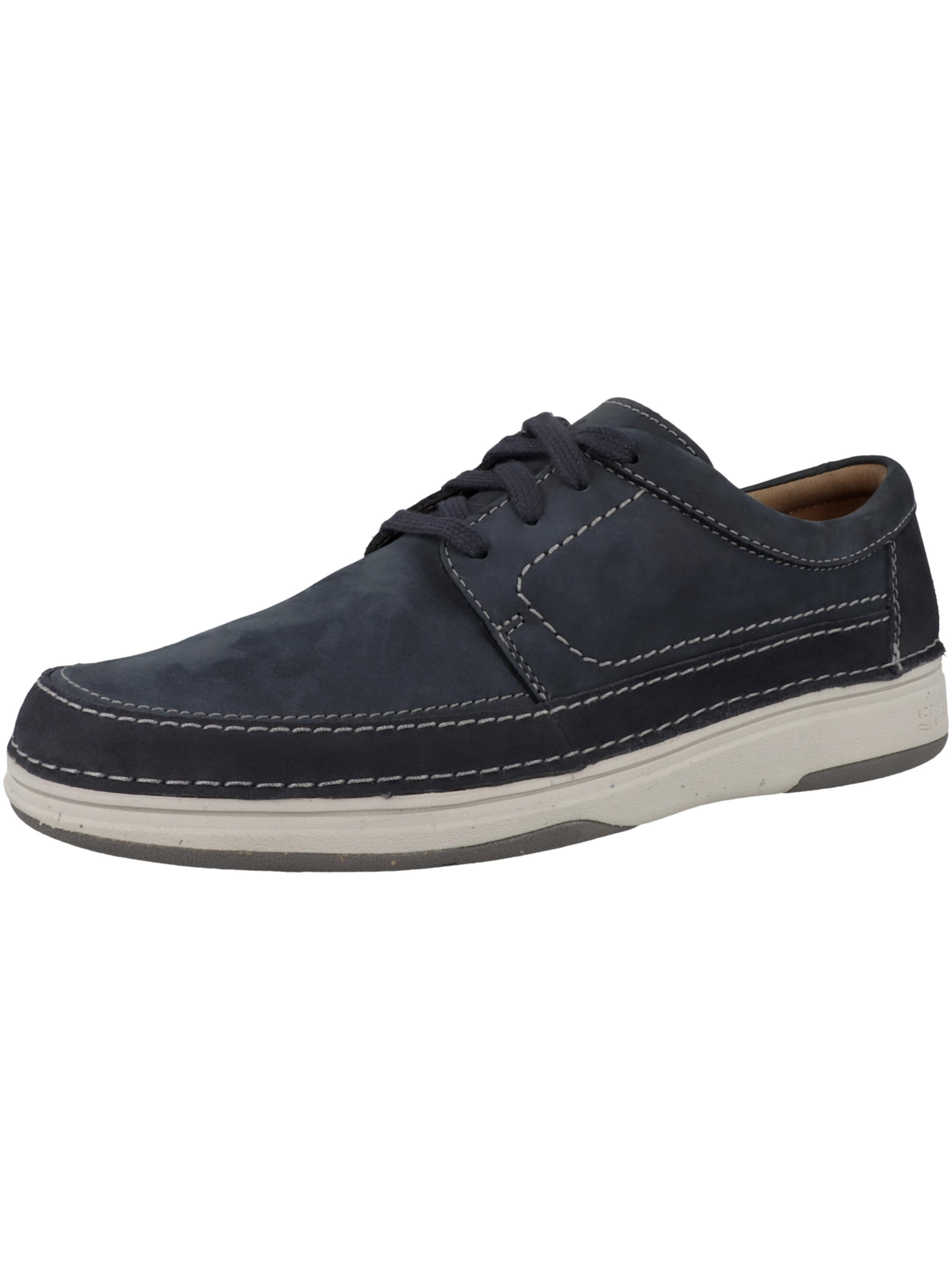 CLARKS Veterschoen 'Nature 5 Lo' in Blauw: voorkant