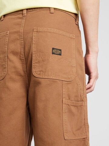 JACK & JONES Regular Trousers 'KARL' in Brown
