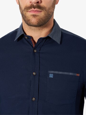BABISTA Regular fit Button Up Shirt in Blue