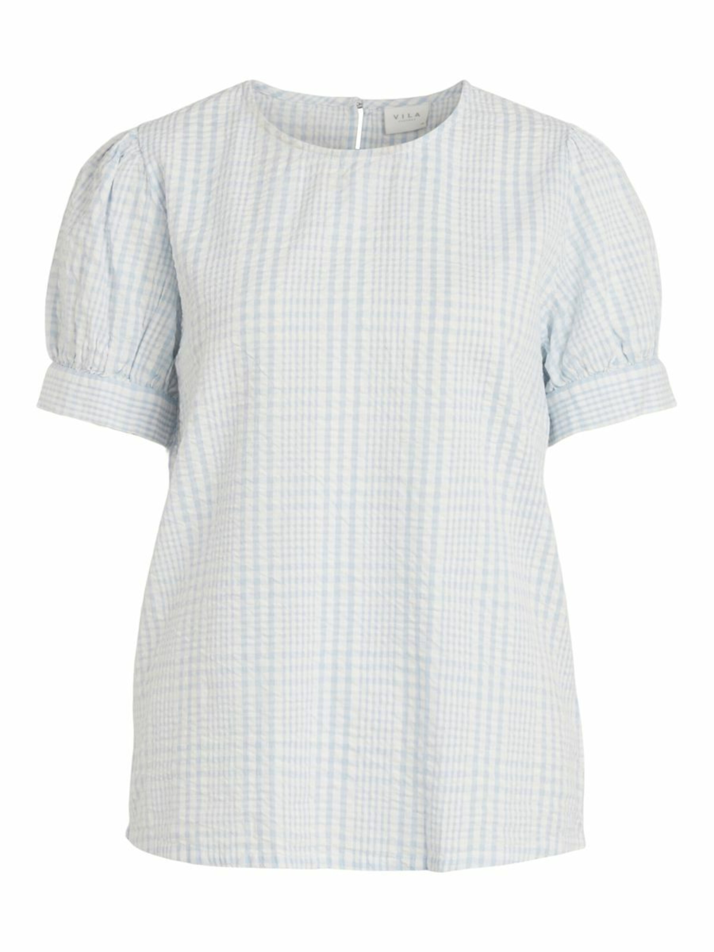 Abbigliamento Camicie e tuniche VILA Camicia da donna in Bianco, Blu Pastello Abbigliamento Camicie e tuniche VILA Camicia da donna in Bianco, Blu Pastello