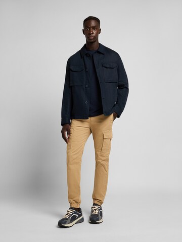 WOTEGA Slim fit Cargo Pants '341' in Beige