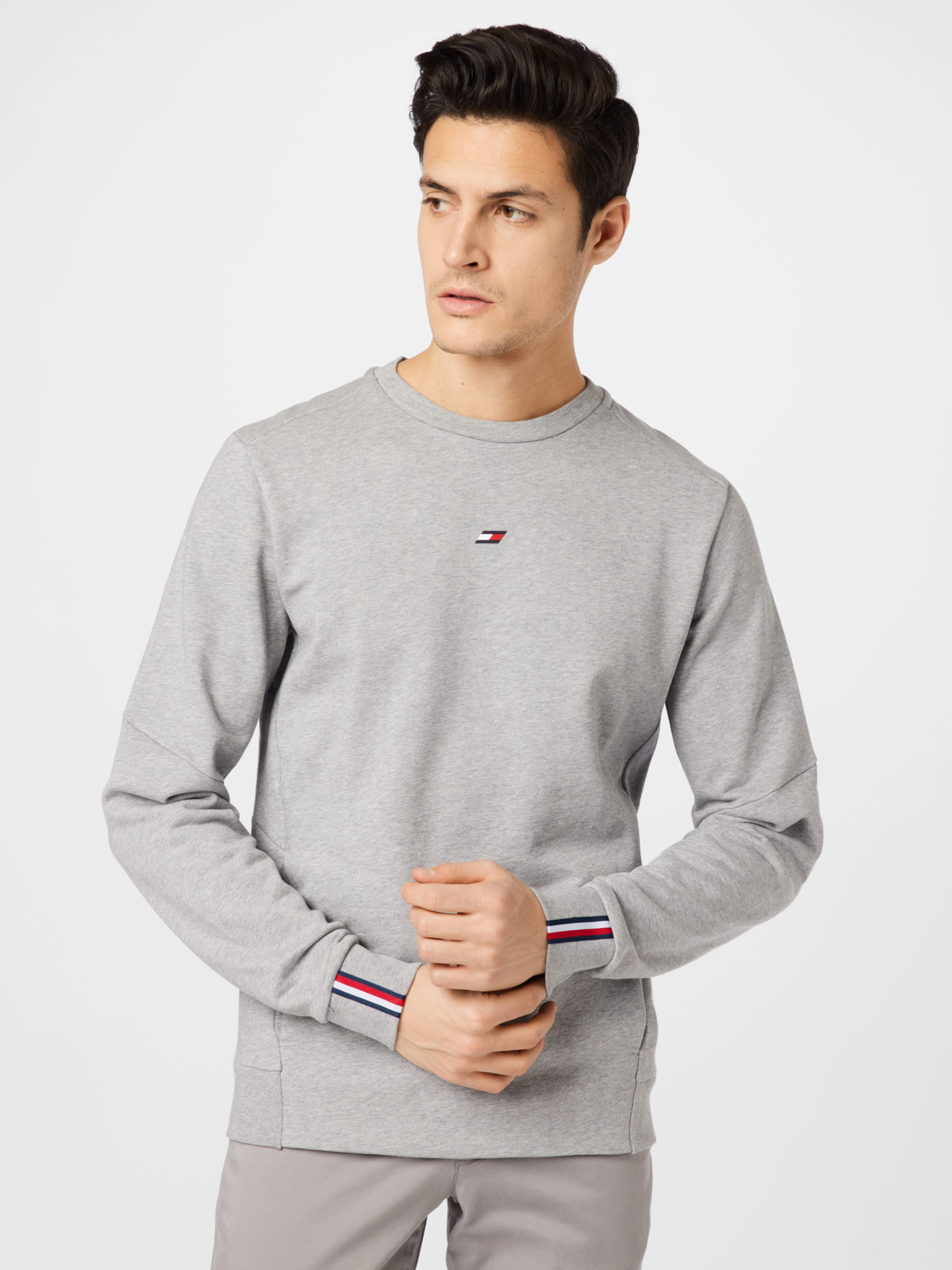Männer Sportarten Tommy Sport Sportsweatshirt in Hellgrau - ZX36625 Männer Sportarten Tommy Sport Sportsweatshirt in Hellgrau - ZX36625