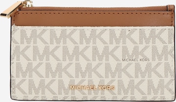 Portofel de la MICHAEL Michael Kors pe bej: față