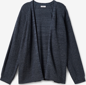 Cardigan SHEEGO en bleu : devant