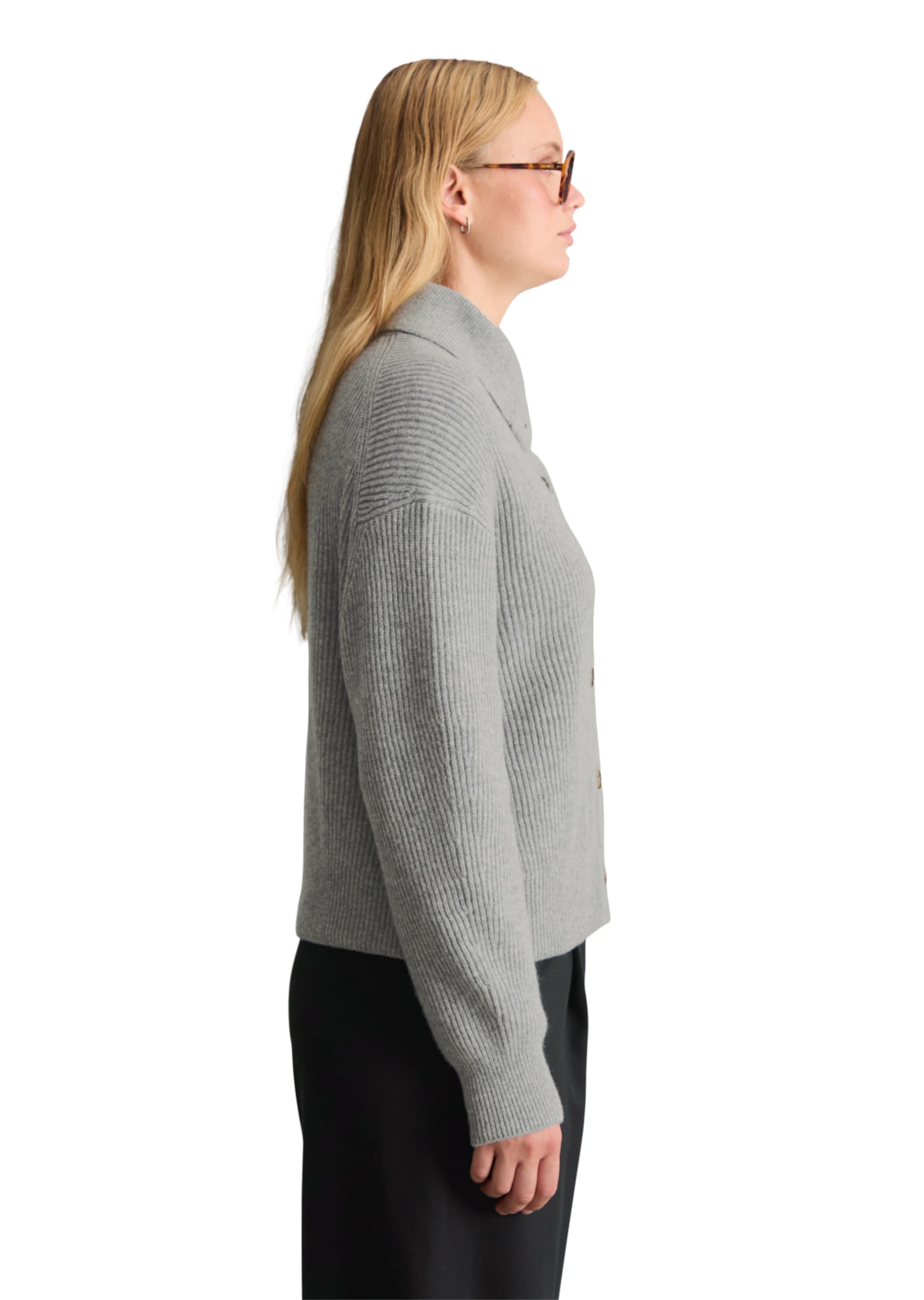 Marc O'Polo DENIM Strickjacke in Grau