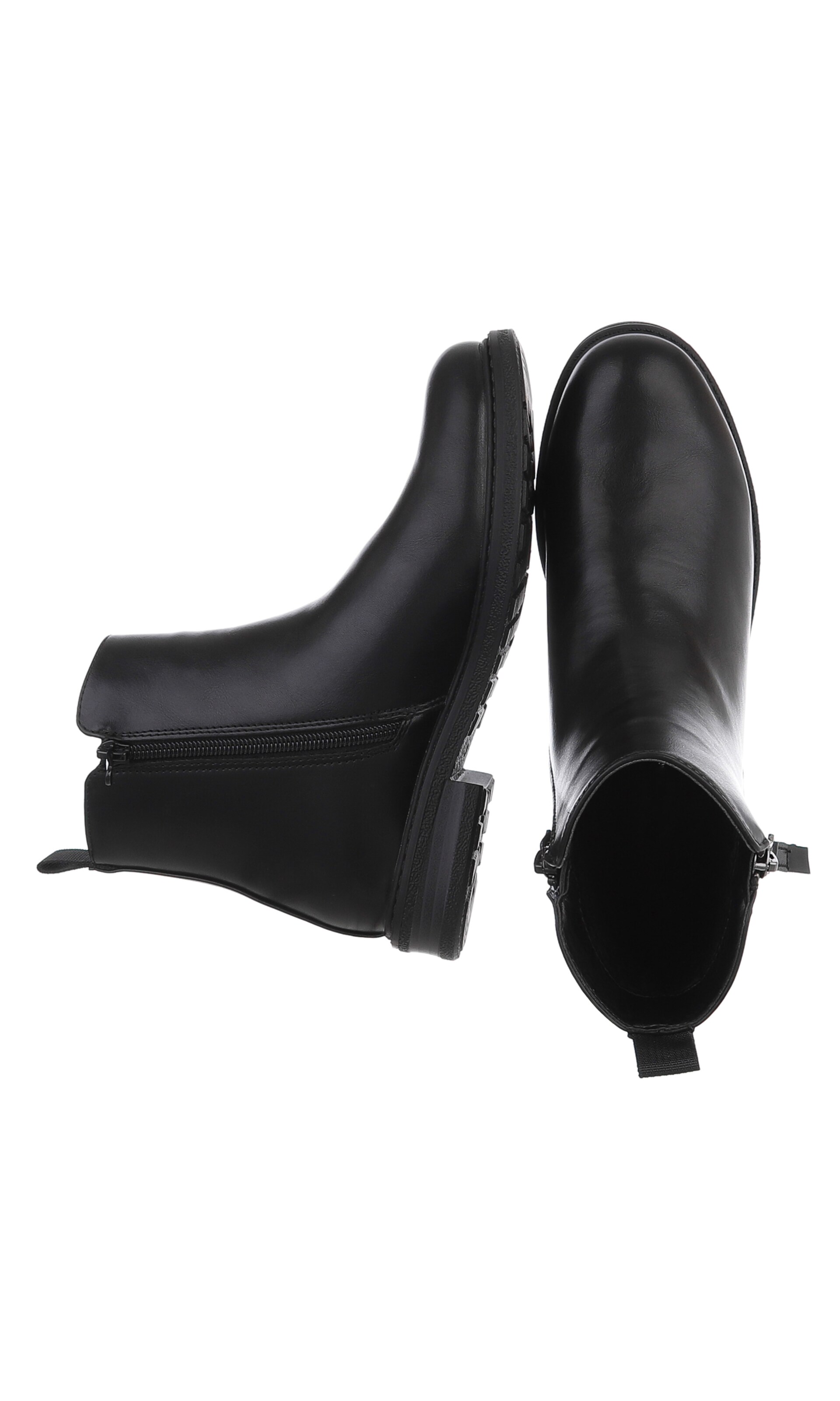 Ital-Design Ankle Boots in Black