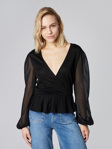 Guido Maria Kretschmer Women - Camisa 'Maggie' em preto: frente