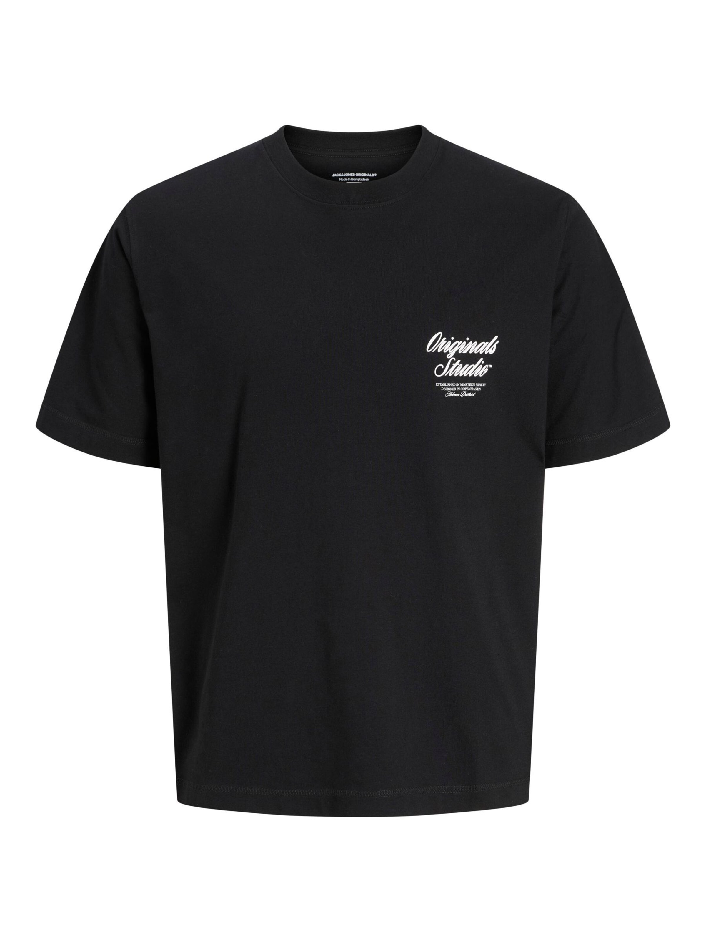 Jack & Jones Plus Shirt in Black: front