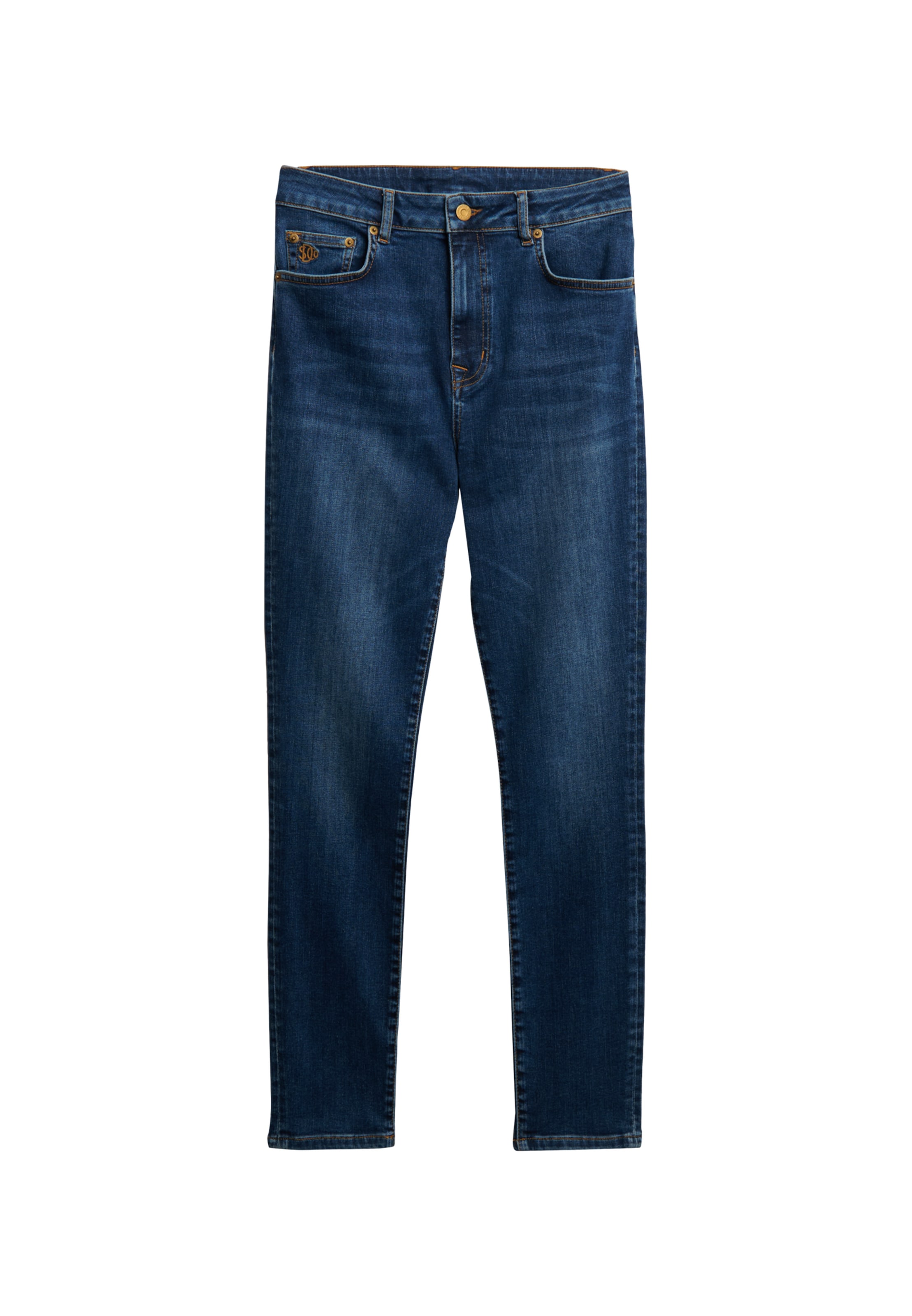 Superdry & Co Skinny Jeans in Blue: front