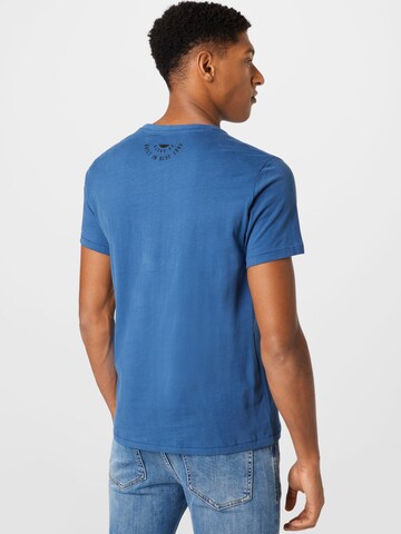 BLEND T-Shirt 'TEE' in Blau