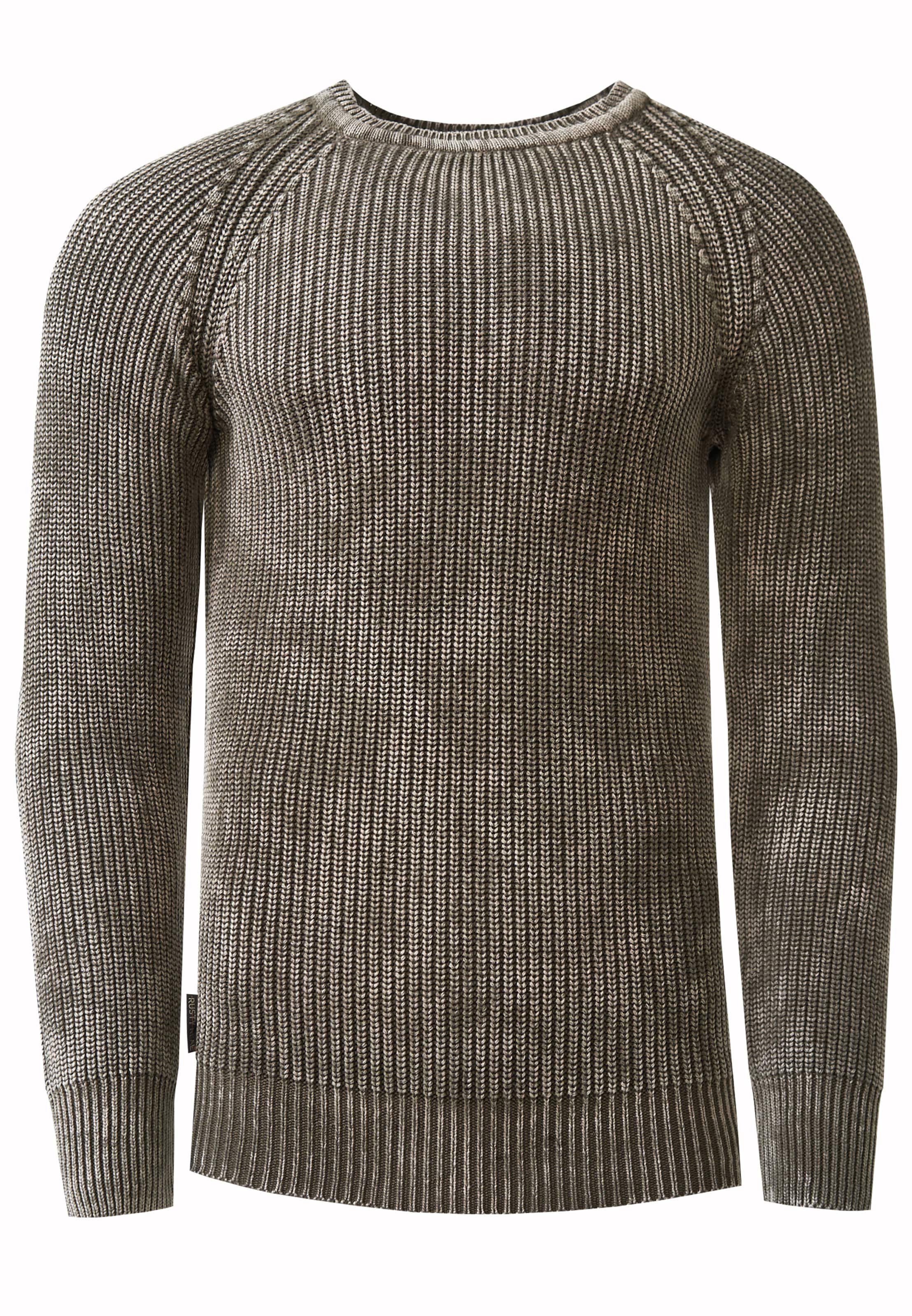 Rusty Neal Pullover in Grau: Vorderseite