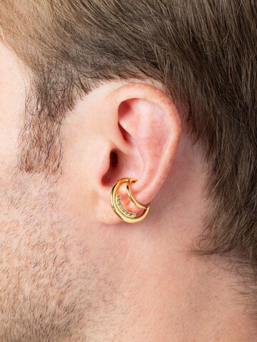 YParis - Pendientes 'Ear cuff Maris G' en oro: frente