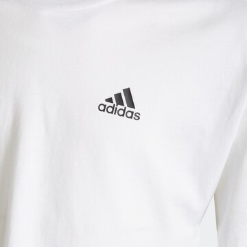 T-Shirt fonctionnel 'Organic  Future Icons 3-Stripes Loose' ADIDAS SPORTSWEAR en blanc