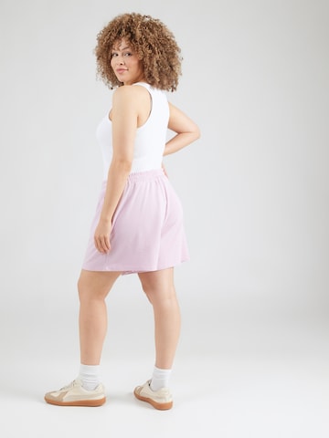 Loosefit Pantalon 'PCCHILLI' PIECES Curve en violet