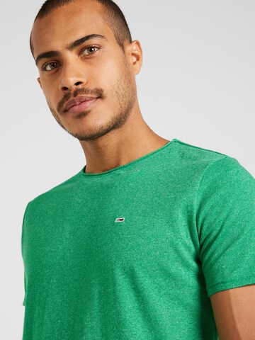 Tommy Jeans T-Shirt 'JASPE' in Grün