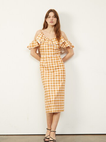 Aligne Summer dress 'Curdah' in Yellow: front