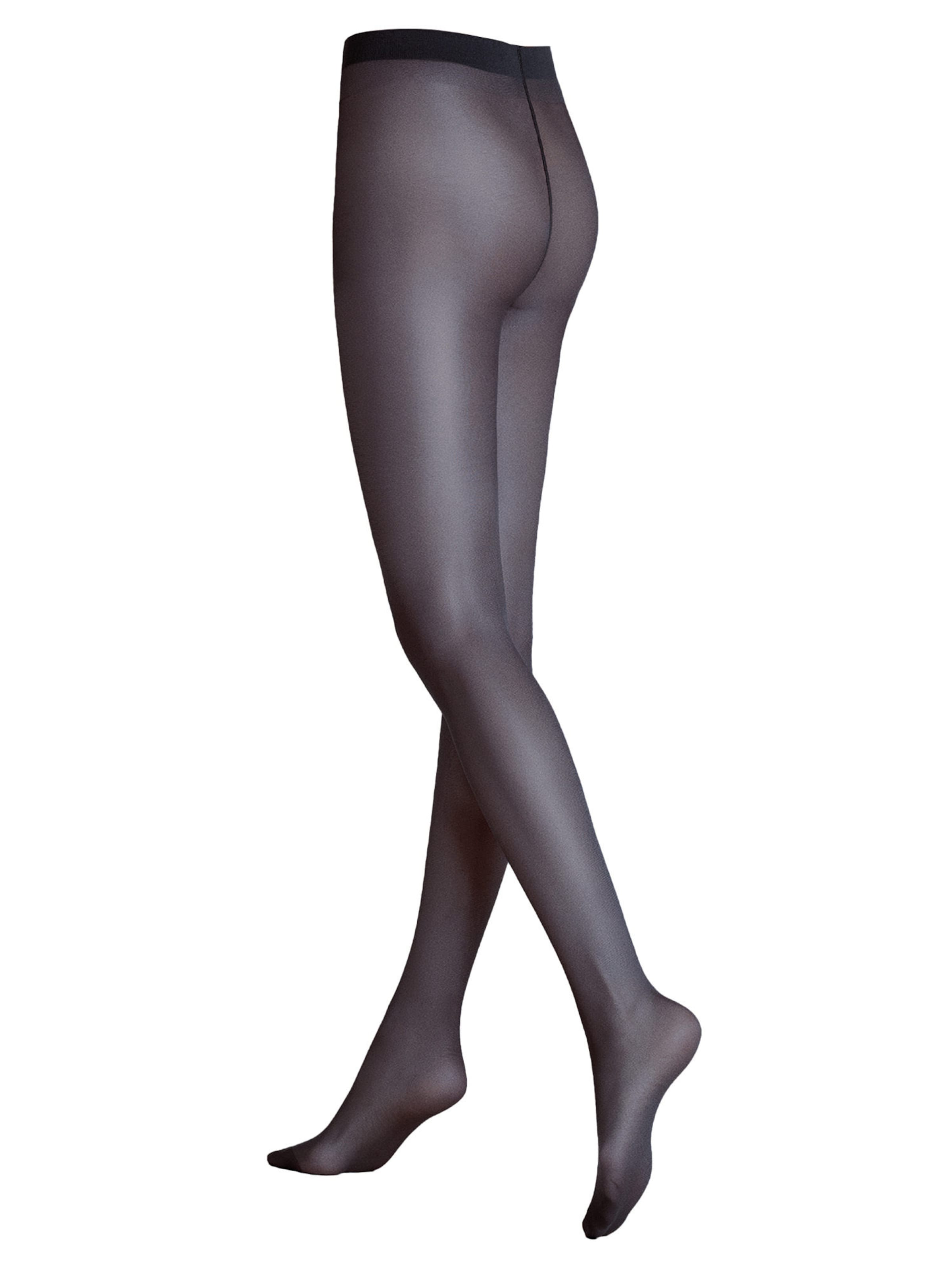 KUNERT Feinstrumpfhose 'Satin Look 20' in Schwarz: Vorderseite