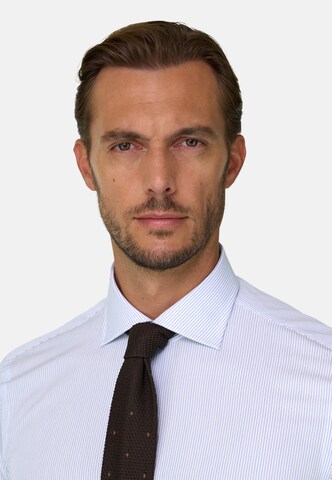 Coupe regular Chemise Boggi Milano en bleu