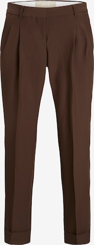 JJXX Pleated Pants 'Mary' in Brown: front
