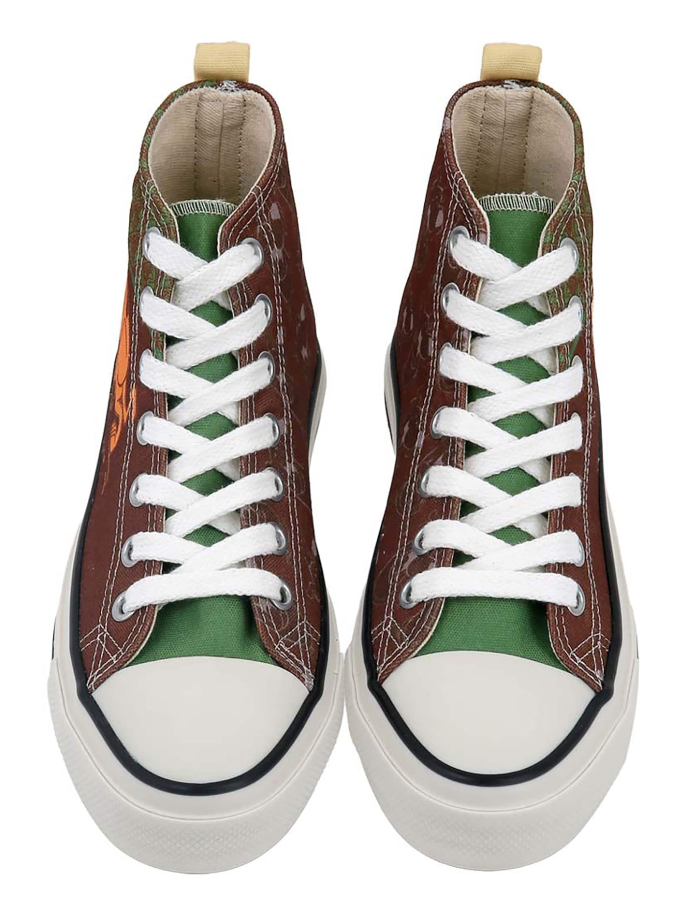 DOGO High-Top Sneakers in Brown