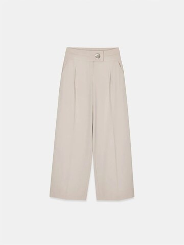 Dilvin Wide leg Pants in Beige