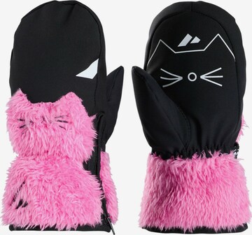 Zanier Gloves 'Cuddly' in Pink: front