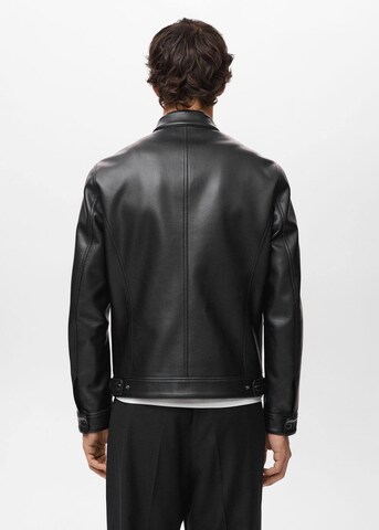 MANGO MAN Between-Season Jacket 'Brake' in Black