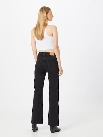 WEEKDAY Flared Jeans 'Glow' in Schwarz