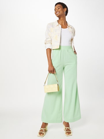 Wide Leg Pantalon Cotton On en vert