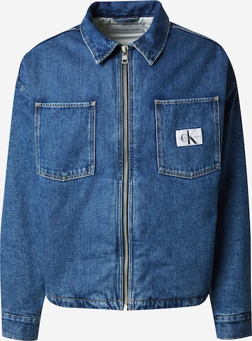 Calvin Klein Jeans Kurtka przejściowa 'Boxy' w kolorze niebieski: przód