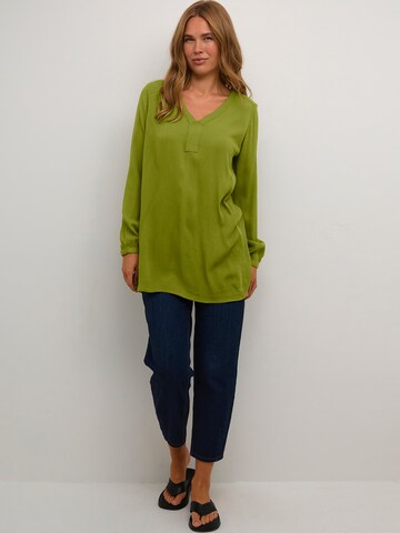 KAFFE CURVE Tunic 'Amber' in Green