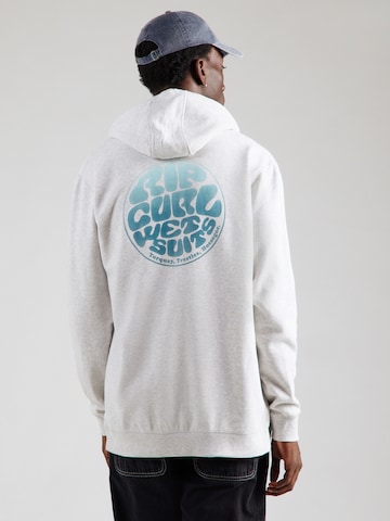 RIP CURL - Casaco de treino em moletão em cinzento: frente