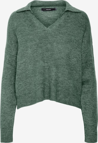 VERO MODA Trui 'OLINA' in Groen: voorkant