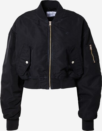 Calvin Klein Jeans Between-Season Jacket in Black: front