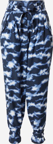 Pepe Jeans - Tapered Pantalón plisado 'EVANI' en azul: frente