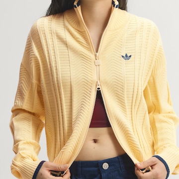 Cardigan 'Firebird' ADIDAS ORIGINALS en jaune